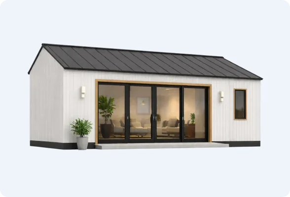 Garage Conversion rendering by ADU San Mateo